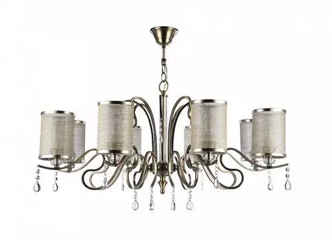 Люстра подвесная Freya Faust E14 320 Вт 17,8 кв.м (FR2300-PL-08-BZ)