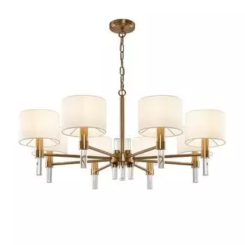 Люстра подвесная Freya Lino E14 320 Вт 21,3 кв.м (FR5186PL-08BS)