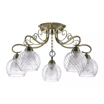 Люстра подвесная Freya Nella E14 200 Вт 13 кв.м (FR2662-PL-05-BZ)