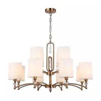 Люстра подвесная Freya Riverside E14 480 Вт 32 кв.м (FR1007PL-12BS)