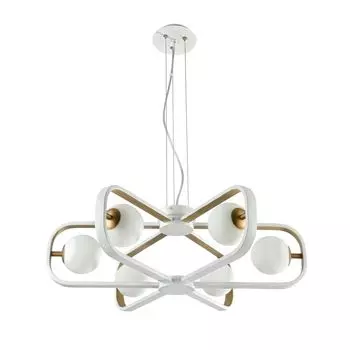 Люстра подвесная Maytoni Avola G9 240 Вт 18 кв.м (MOD431-PL-06-WG)