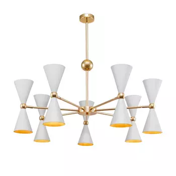 Люстра подвесная Maytoni Vesper Е14 560 Вт 40 кв.м (MOD108PL-14WG)