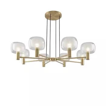 Люстра подвесная Maytoni Vision E14 480 Вт 32 кв.м (MOD411PL-08G)