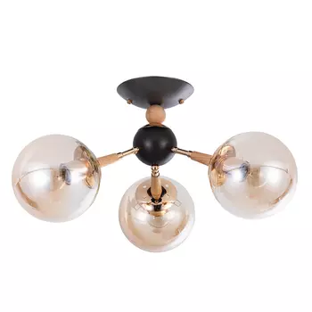 Люстра потолочная Arte Lamp Boston E27 120 Вт 10 кв.м (A4485PL-3BK)