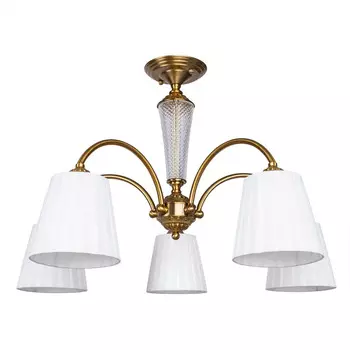 Люстра потолочная Arte Lamp Gracie E14 200 Вт 12 кв.м (A7301PL-5PB)