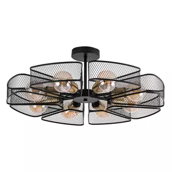 Люстра потолочная Arte Lamp Maasym Е27 480 Вт 18 кв.м (A7044PL-8BK)