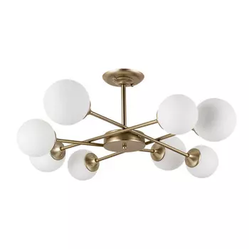 Люстра потолочная Arte Lamp Marco E14 480 Вт 21 кв.м (A2703PL-8SG)