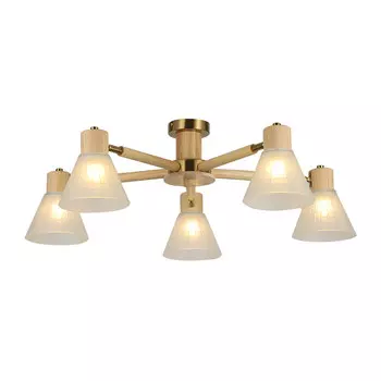 Люстра потолочная Arte Lamp Meleph E27 300 Вт 10 кв.м (A4096PL-5BR)