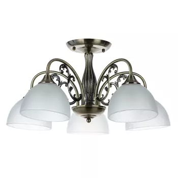 Люстра потолочная Arte Lamp Spica E27 200 Вт 12 кв.м (A3037PL-5AB)