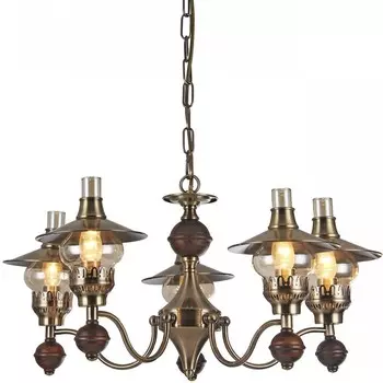 Люстра потолочная Arte Lamp Trattoria E14 300 Вт 13 кв.м (A5664LM-5AB)