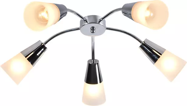 Люстра потолочная Escada Aquilegia E14 200 Вт 10 кв.м (1100/5P Chrome)