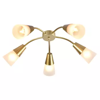 Люстра потолочная Escada Aquilegia E14 200 Вт 10 кв.м (1100/5P Gold)