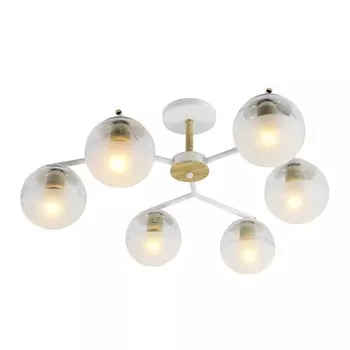 Люстра потолочная Escada Avignon E27 60 Вт 22 кв.м (1130/6PL White)