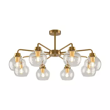 Люстра потолочная Freya Neptune E14 480 Вт 32 кв.м (FR5176PL-08BS)