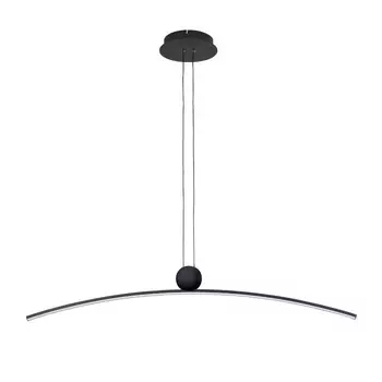 Люстра светодиодная подвесная Arte Lamp Arno 25 Вт 3000К 4,5 кв.м (A3362SP-25BK)