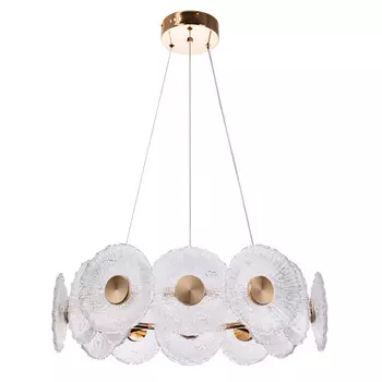 Люстра светодиодная подвесная Arte Lamp Cherish 62 Вт 3000-6000К 16 кв.м (A2097LM-90GO)