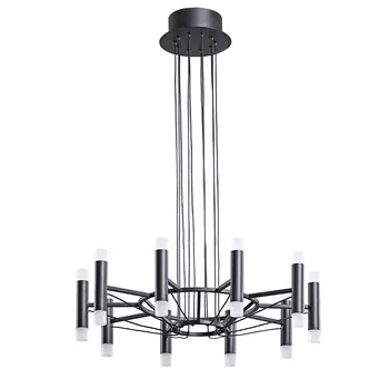 Люстра светодиодная подвесная Arte Lamp Empire 60 Вт 3500К 10 кв.м (A2482SP-20BK)