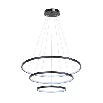 Люстра светодиодная подвесная Arte Lamp Frodo 145 Вт 3000-6000К 8 кв.м (A2197SP-3BK)