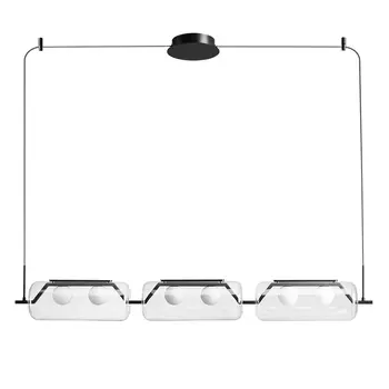 Люстра светодиодная подвесная Arte Lamp Geneva 18 Вт 4000К 3 кв.м (A2341SP-6BK)