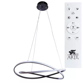 Люстра светодиодная подвесная Arte Lamp Swing 162 Вт 3000-6000К 18 кв.м (A2522SP-2BK)