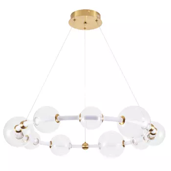 Люстра светодиодная потолочная Arte Lamp Crocus 40 Вт 3000К 20 кв.м (A2780LM-40PB)