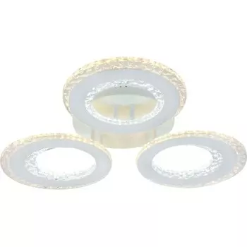 Люстра светодиодная потолочная Escada Air 60 Вт 3000-6000К 10 кв.м (10217/3LED)