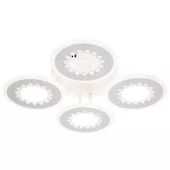 Люстра светодиодная потолочная Escada Dew 84 Вт 3300-6500К 30 кв.м (10233/4LED)