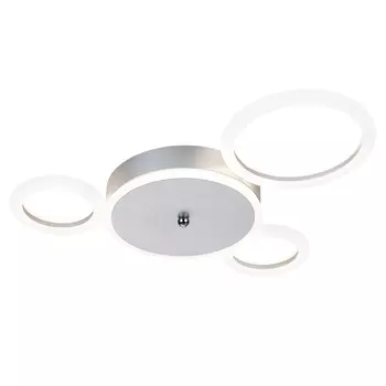 Люстра светодиодная потолочная Escada Saturn 40 Вт 3000-6000К 12 кв.м (10268/4LED Silver)