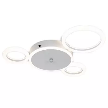 Люстра светодиодная потолочная Escada Saturn 40 Вт 3000-6000К 12 кв.м (10268/4LED White)