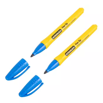 Маркер перманентный Stanley синий (2 шт.)