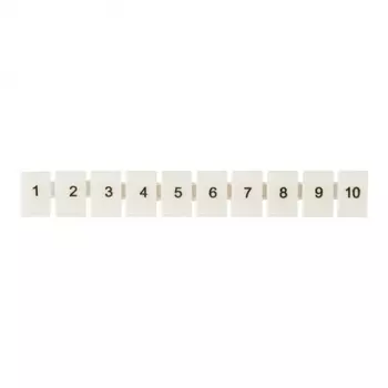 Маркеры для клемм JXB-ST 1,5 EKF PROxima с нумерацией 1-10 (100 шт.) (zb-st-1.5-1-10)
