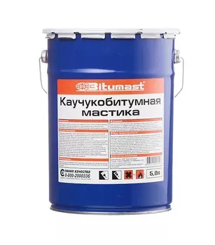 Мастика каучукобитумная Bitumast 4,2 кг/5 л