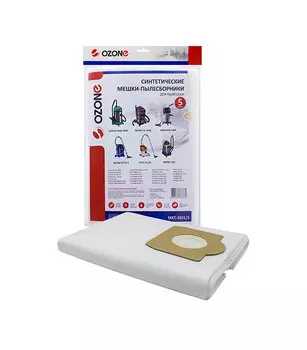 Мешок для пылесоса Ozone (MXT-3031/5) 30 л синтетическая ткань (5 шт.)