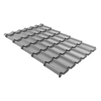 Металлочерепица 1,18х3,6 м 0,5 мм Grand Line Классик светло-серая RAL 7004 satin