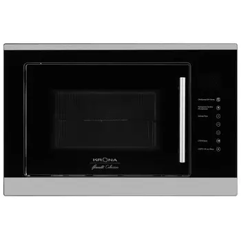 Микроволновая печь встраиваемая Krona Riflesso нержавеющая сталь