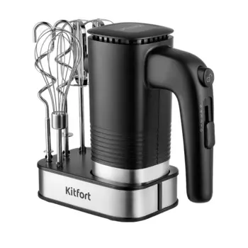 Миксер Kitfort КТ-3096 250 Вт черный/серебристый