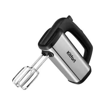 Миксер Kitfort КТ-3403 200 Вт серебристый/черный