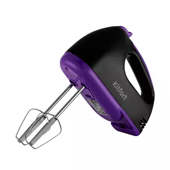 Миксер Kitfort КТ-3404 100 Вт черный/фиолетовый
