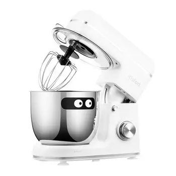 Миксер планетарный Kitfort КТ-3414 1500 Вт 5 л белый/розовый