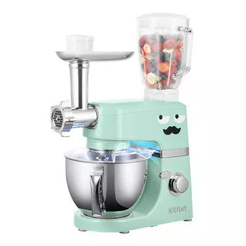Миксер планетарный Kitfort КТ-3423-3 1000 Вт 4,3 л лазурный