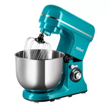 Миксер планетарный Kitfort КТ-3451 1600 Вт 8 л бирюзовый