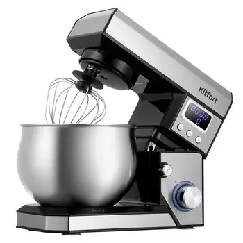 Миксер планетарный Kitfort КТ-3470 700 Вт 4 л серебристый