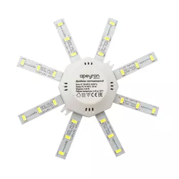 Модуль светодиодный Apeyron 8 Вт IP30 220 В 6400К с драйвером (12-15)