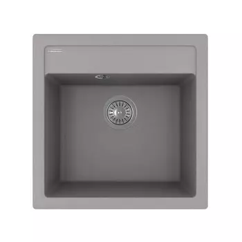Мойка для кухни Florentina Липси 510 51х51х20 см врезная кварц серый шелк