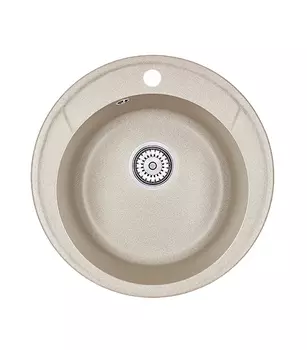 Мойка для кухни Granula Standart d48х19 см врезная кварц бежевая