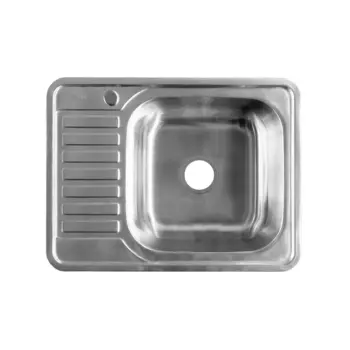 Мойка для кухни Iddis Basic 65х50х16,5 см врезная правая с крылом сталь (BAS65SRi77)