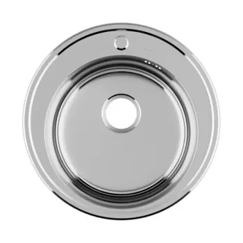 Мойка для кухни Iddis Basic d51х18 см врезная сталь (BAS51P0i77)