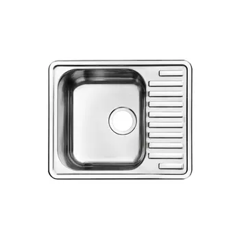 Мойка для кухни Iddis Strit 58,5х48,5х18 см врезная с крылом сталь (STR58SDi77)