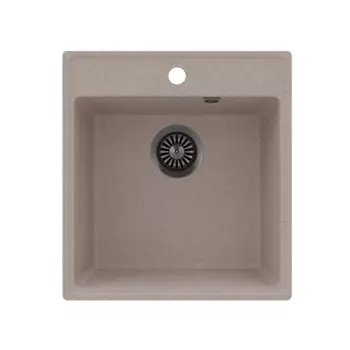 Мойка для кухни Maunfeld Perla 46х50х18 см врезная кварц бежевая