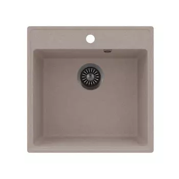 Мойка для кухни Maunfeld Perla 51х51х18 см врезная кварц бежевая
